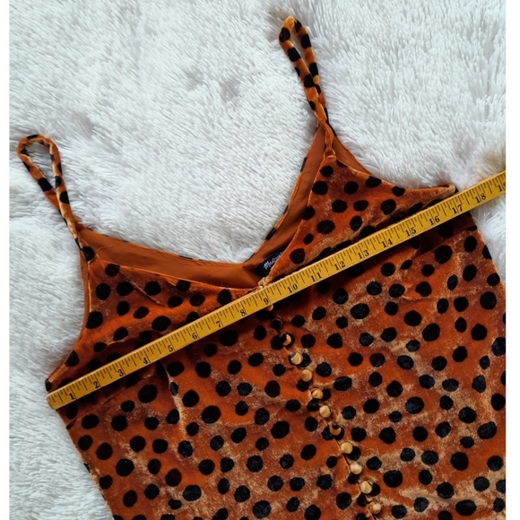 Madewell cheetah print spaghetti strap velvety top size 6 (M) -VIEW PICS - Picture 7 of 8
